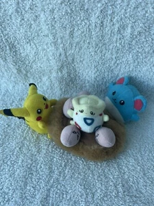 ULTRA RARE Pokemon/Nintendo Plüsch Pikachu Exeggcute Togepi Marill Nest 2001 TOMY - Bild 1 von 11