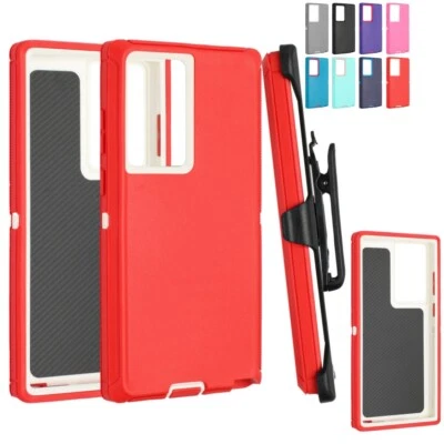 For Samsung Galaxy Note 20 Ultra 10 Plus Heavy Duty Shockproof Flexible Rugged - Image 1 of 4