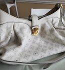 Louis Vuittons Mahina Shoulder Bag white authentic used