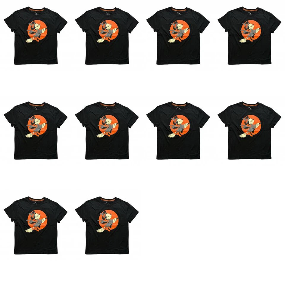 Disney Girls Glow In The Dark Family T-Shirt 980417538 10/12 Black