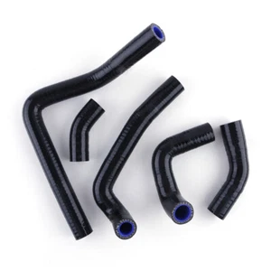 Kit de manguera de refrigerante de radiador de silicona negro para Honda CR250 CR250R 2003-2008 - Imagen 1 de 8