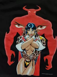 CAMISA DE CÓMIC GRAPHITTI VINTAGE 1995 VAMPIRELLA XL ALGODÓN HANES - Imagen 1 de 4