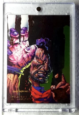 1994 Ultra X-Men Hunters And Stalkers Card 5 BISHOP.  FREE ONE-TOUCH-HOLDER - Image 1 of 2