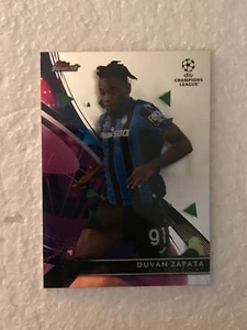 DUVAN ZAPATA #39 2021-22 Topps FINEST UEFA CHAMPIONS SOCCER - Picture 1 of 1