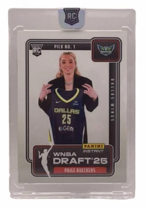 2025 Panini Instant WNBA #1 Paige Bueckers DRAFT NIGHT ROOKIE CARD Wings RC - Picture 1 of 3