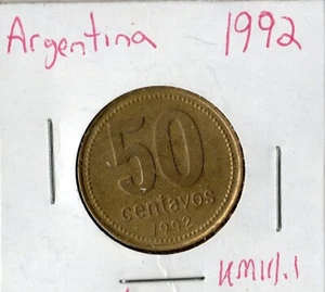 Coin Argentina 50 Centavos 1992 KM111.1 - Picture 1 of 2