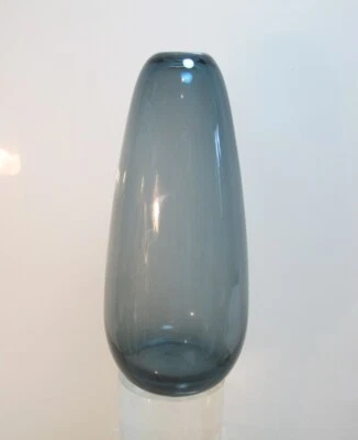 WMF Glasvase ca. 60er Jahre Design turmalin Wilhelm Wagenfeld 20 cm  (D5) - Bild 1 von 3