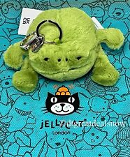 Jellycat Ricky Rain Frog Bag Charm Mini Plush Keychain Leafy Green Softy