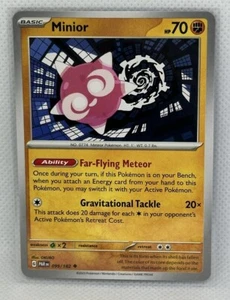 JCC Pokémon 099/182 Paradox Rift Minior 2023 escarlata y violeta poco común - Imagen 1 de 2
