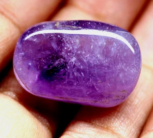 Certified Natural Purple African Amethyst Loose Gemstone 27.35 Ct - Picture 1 of 6