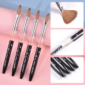 Kolinsky Nail Acrylic Brush Pen Printing Drawing Carving UV Gel Polish Art Tool - Picture 1 of 17