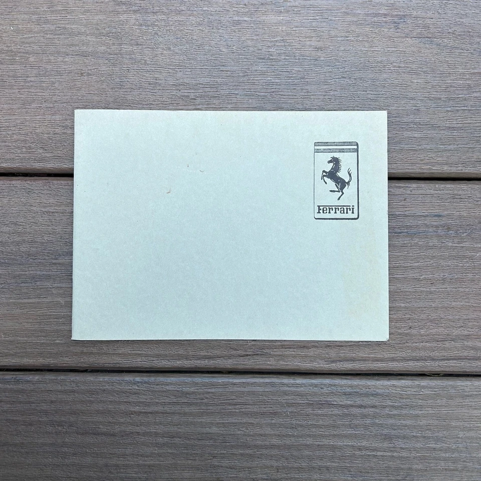 Ferrari 212 Inter 250 Mille Miglia 340 México 342 América Manual del Propietario Reimpresión Foto 1 de 3