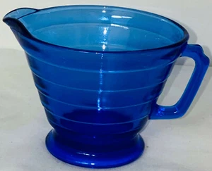 Hazel Atlas MODERNTONE COBALT BLUE *CREAMER* - Picture 1 of 2