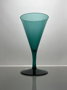 Antique Georgian Emerald Green Wine Glass | Trumpet Bowl | Polished Pontil - Picture 1 of 16