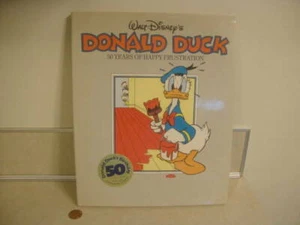 Vintage '84 Disney DONALD DUCK 50 Years of Happy Frustration 1st HP Books HC/DJ - Foto 1 di 8