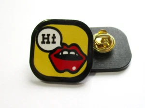Pin Ansteckpin Mund 25 x 25 mm - Bild 1 von 1