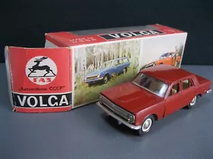 VOLGA Gaz 24 Diecast Car A 14 Model 1:43 made in USSR Soviet Russian 1988 - Picture 1 of 20