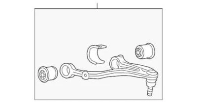 Genuine GM 2019-2024 Chevrolet GMC Front Driver Side Upper Control Arm 84437973 - Image 1 of 2