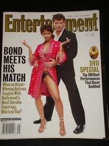 Entertainment Weekly 2002 Halle Berry, Pierce Brosnan, James Bond, The Osbournes - Picture 1 of 1