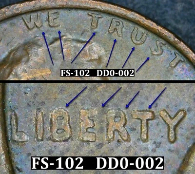 FS-102 Doubled Die - 1972 Cent Penny - Cherry Picker's Guide Variety DDO-002 - Image 1 of 4