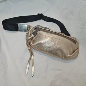 Milan Bum Bag Leather by Aimee Kestenberg Rose Gold Crossbody Fanny Pack - Picture 1 of 1