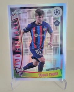 2022-23 TOPPS CHROM UEFA PABLO TORRE YOUTHQUAKE RC #YQ-11 FC BARCELONA - Bild 1 von 2