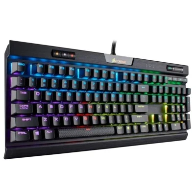 Corsair K70 RGB MK.2 Mechanical Gaming Keyboard RGB light LED Backlit CH-9109012 - Image 1 of 4