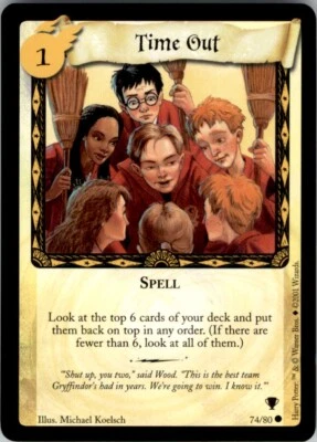Wizards of the Coast Harry Potter Quidditch Cup 2001 Time Out No. 74 - Image 1 of 2