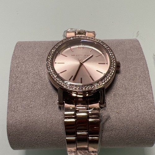 Nuovo Orologio da polso Michael Kors MK 7346 Blair Glitz Oro Acciaio Inox