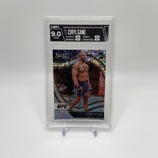 2021 Panini Select UFC Octagonside Disco Ciryl Gane HGA 9 RC