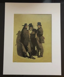 N. C. Wyeth "The Carpetbaggers" 11 x 14 Matted Print-1912 - Picture 1 of 4
