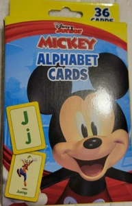Disney Junior Mickey Mouse 36 Alphabet Cards - Picture 1 of 3