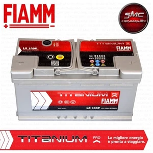 Autobatterie FLAM TITANIUM PRO 100Ah 870A L5 100P TYP MERCEDES - Bild 1 von 1