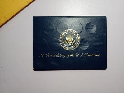 A Coin History Of The U.S. United States Presidents Trifold 26 coins incomplete - Image 1 of 4