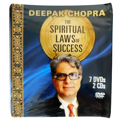 New Deepak Chopra The Spiritual Laws Of Success ~ 7 DVDs & 2 CDs Sealed - Image 1 of 2