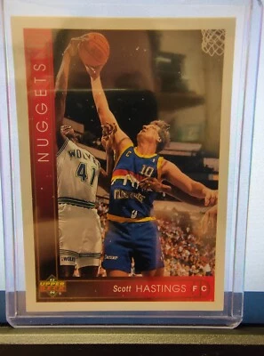 1993-94 Upper Deck #88 Scott Hastings - Denver, Nuggets - NBA Basketball Card - Image 1 of 2