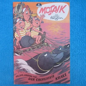 MOSAIK Digedags Nr 6 "Der überlistete Krake" REPRINT Reprintheft Z0 KIOSK - Picture 1 of 2