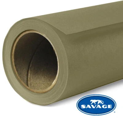 Savage Hintergrundkarton Rolle 1,35 x 11 meter, olive green, (34), Papierrolle - Bild 1 von 4