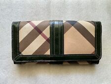 Authentic burberry nova check Bifold Leather wallet