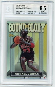 MICHAEL JORDAN 1997-98 Topps Bound For Glory #BG10 BGS 8.5 Chicago Bulls Insert - Picture 1 of 2