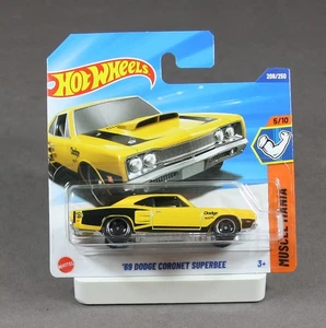 Hot Wheels Muscle Mania 2025 1969 Dodge Coronet Superbee gelb JBB27 1/64 - Bild 1 von 1