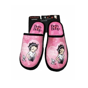 Betty Boop Pink Slippers - Attitude is Everything - Picture 1 of 2