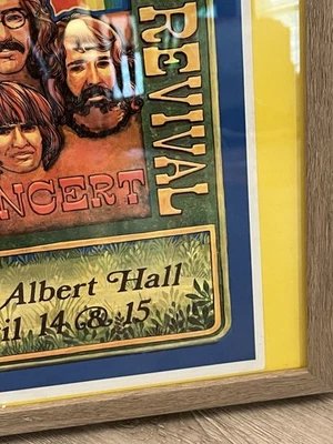 CCR Poster Creedence Clearwater Revival concert poster Royal Albert Hall officia - Image 1 of 4