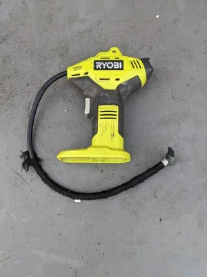Inflador eléctrico Ryobi 18V ONE+ P737D herramienta solo probado Foto 1 de 4
