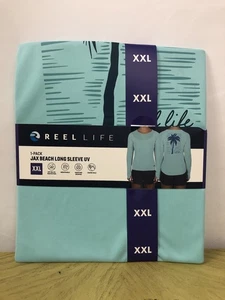 Reel Life Lot de 1 chemise femme Jax Beach manches longues UV taille moyenne aqua XXL - Photo 1/7