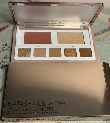 Natasha Denona Glam Face Palette Eye & Cheek Essential LIGHT 13g NWB RRP £54 - Image 1 of 4