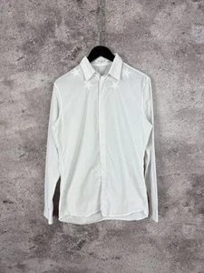 GIVENCHY Star Design Embroidered Shirt Long Sleeve White Mens Size 39 M - Picture 1 of 9