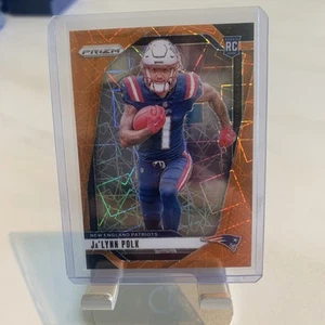 2024 Panini Prizm JA'LYNN POLK Rookie RC Orange Laser Patriots NFL - Bild 1 von 6