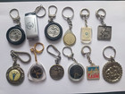 Lot de 12 Porte-clés PETANQUE Joueur de Boules Keychain Vintage