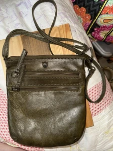 Bandolera Cochor de Colección Bolso de Cuero Marrón 3 Bolsillos con Cierre de Cremallera (Q1) - Imagen 1 de 8